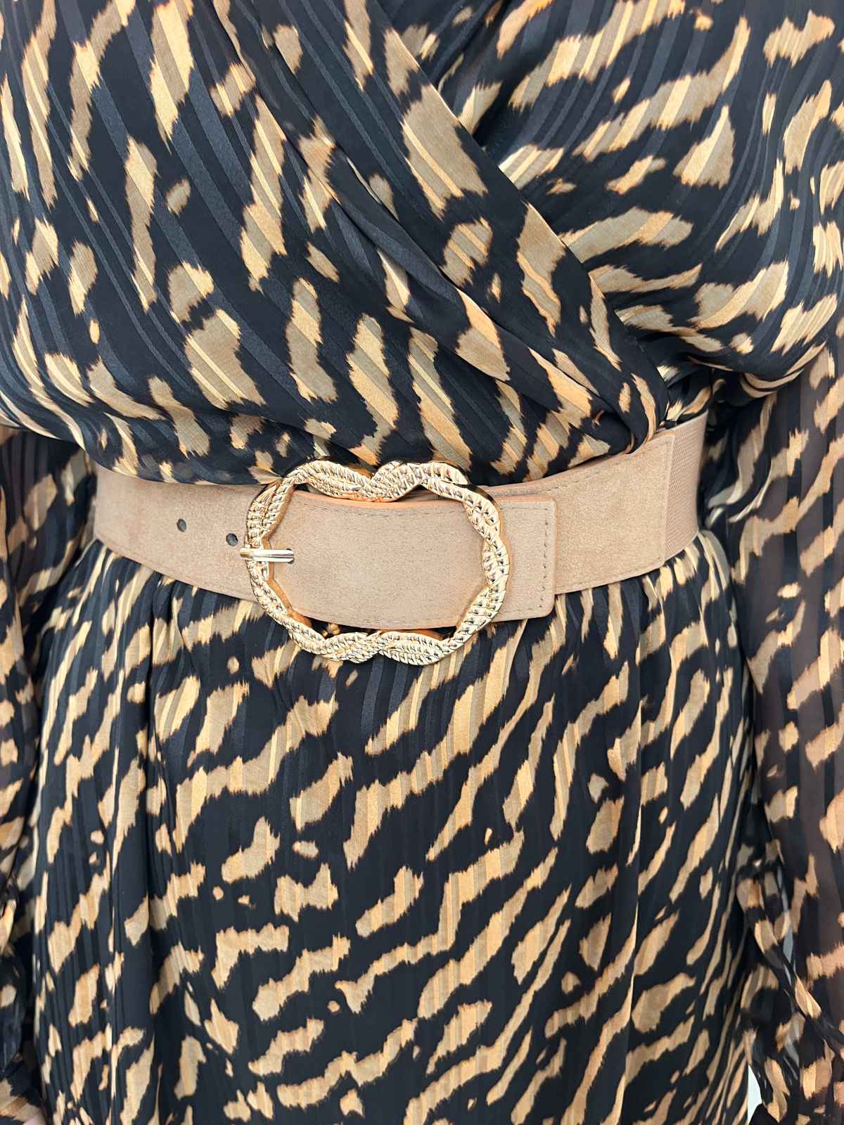 CEINTURE ELASTIQUE BEIGE