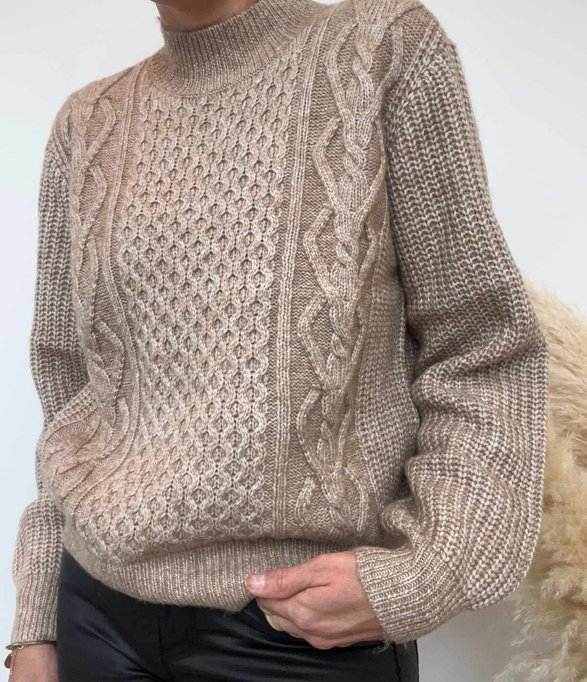 PULL MAILLE BEIGE